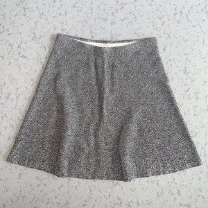 Theory Grey Wool Skirt (P)